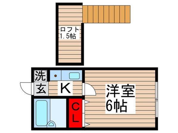 ローズアパートR52番館の物件間取画像